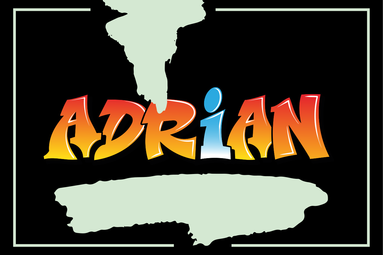 σουπλά με γράμματα γκράφιτι του ονόματός σας - TenStickers