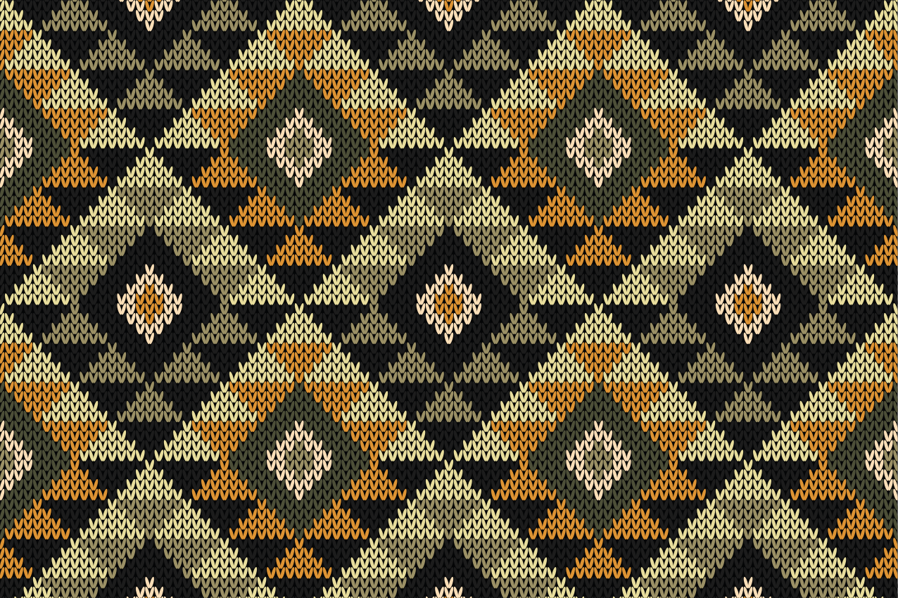 σουπλά ρόμβου μπεζ και μαύρου ανάγλυφης - TenStickers