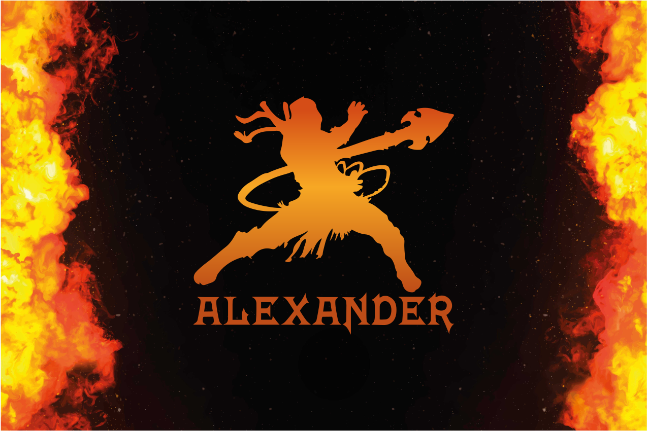 Πρωτότυπο σουπλά Σιλουέτα Άγριου Πολεμιστή - TenStickers