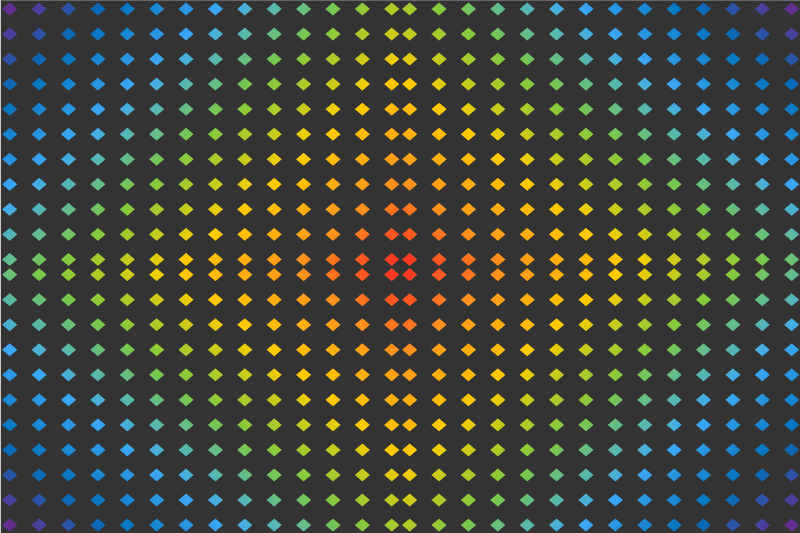 ουράνιο τόξο μωσαϊκό φόντο με χρώματα σουπλά - TenStickers