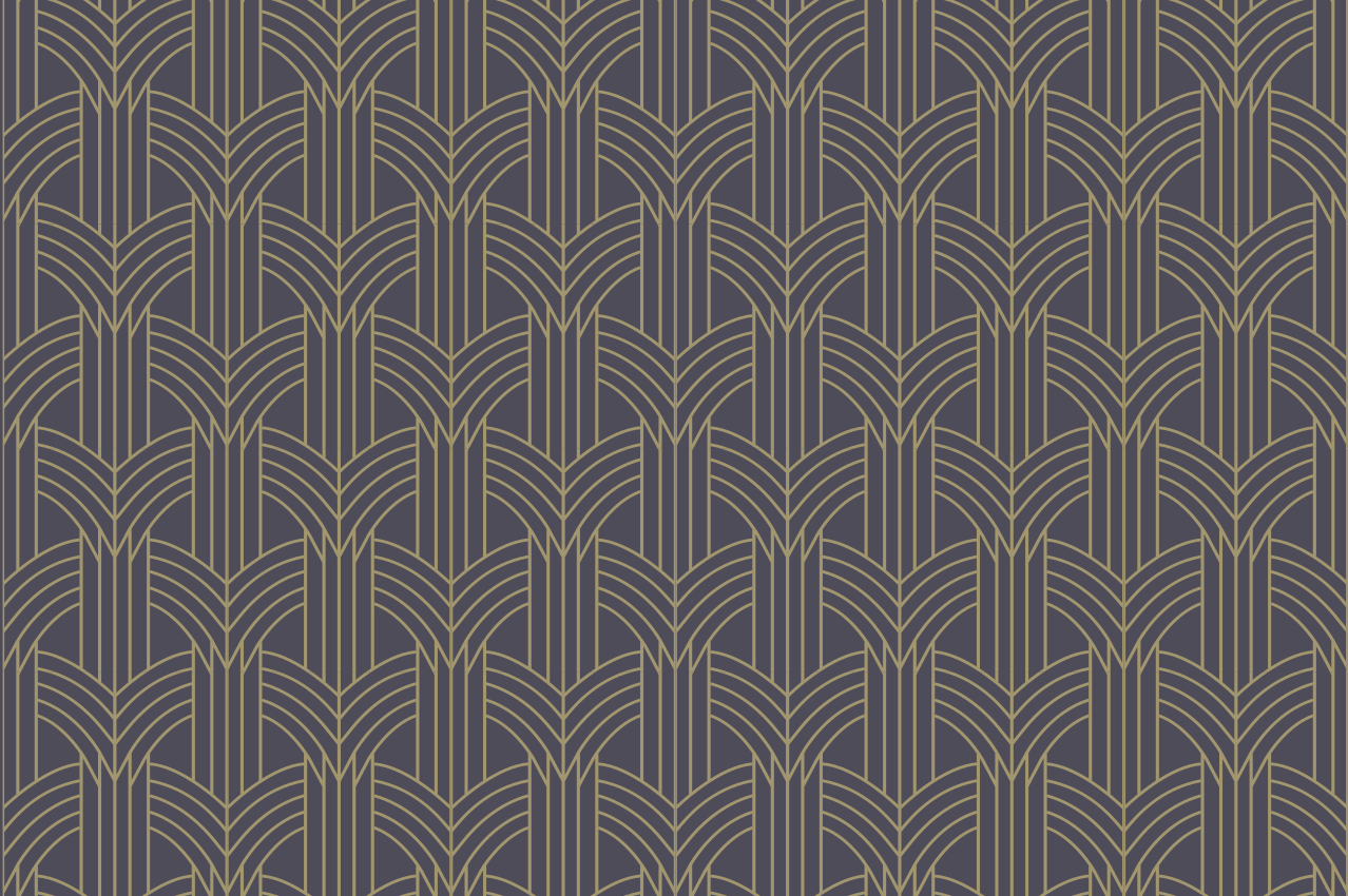 Κομψά σουπλά γεω μοτίβο στυλ "art deco". - TenStickers