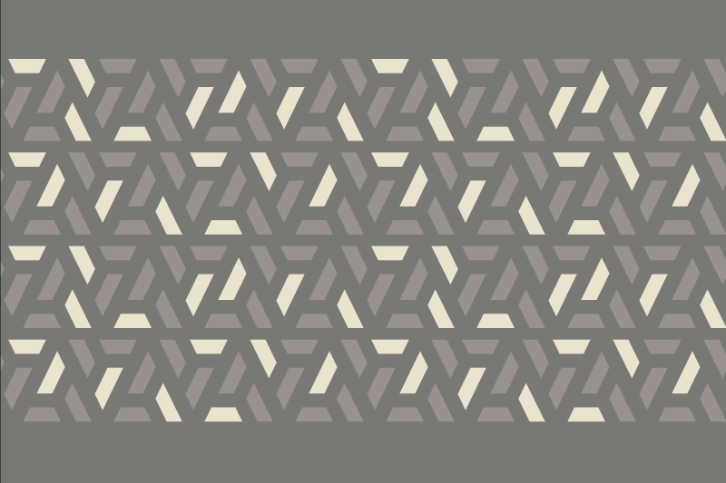σουπλά με γεωμετρικό γκρι τρίγωνο μοτίβο - TenStickers