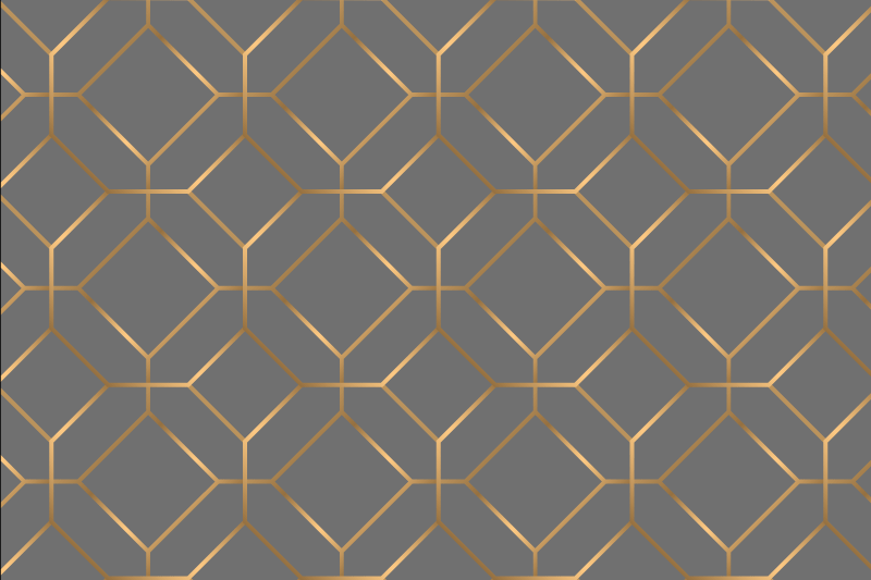 σουπλά με γεωμετρικό εξάγωνο σχέδιο - TenStickers