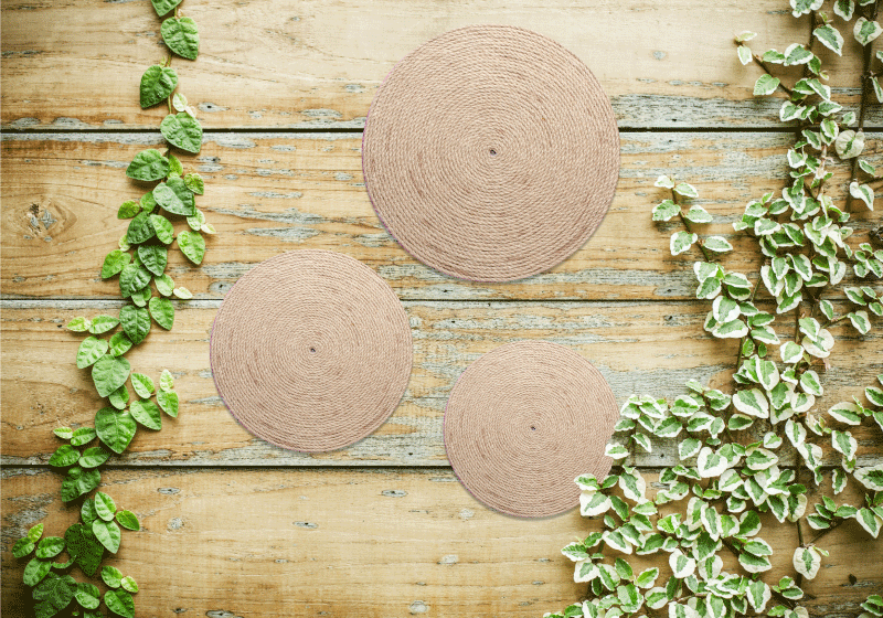 φυσικά σουπλά διακόσμησης "boho" με υφή - TenStickers