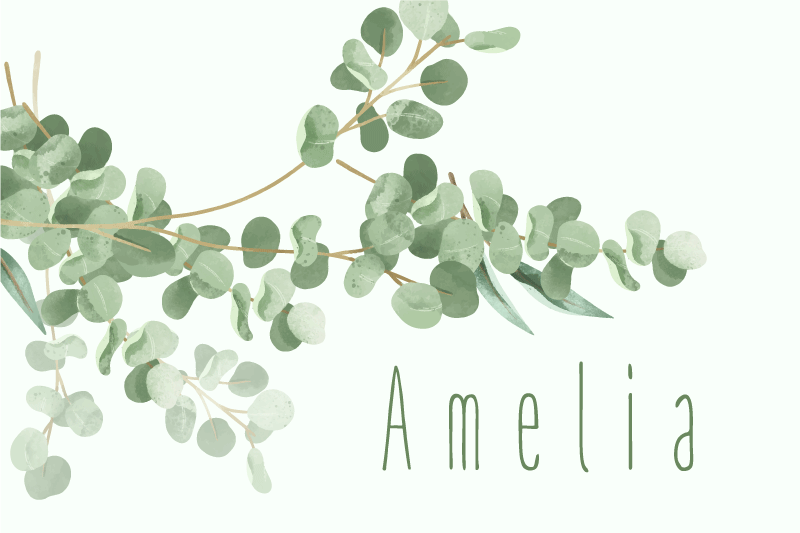 "boho" φύλλα μοτίβο πρωτότυπα σουπλά - TenStickers