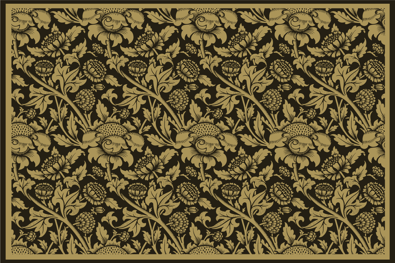 Vintage γαλλικά φλοράλ πρωτότυπα σουπλά - TenStickers