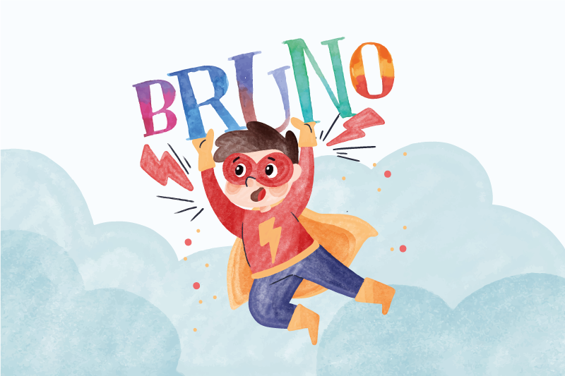 ακουαρέλα σούπερ παιδικά σουπλά - TenStickers