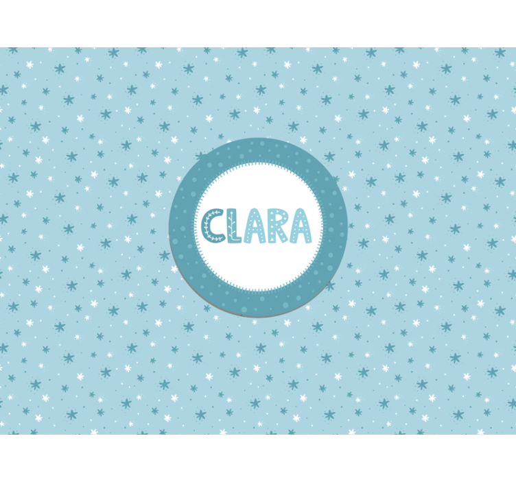 Τοιχογραφία για τους τοίχους μοτίβο αστεριών - TenStickers