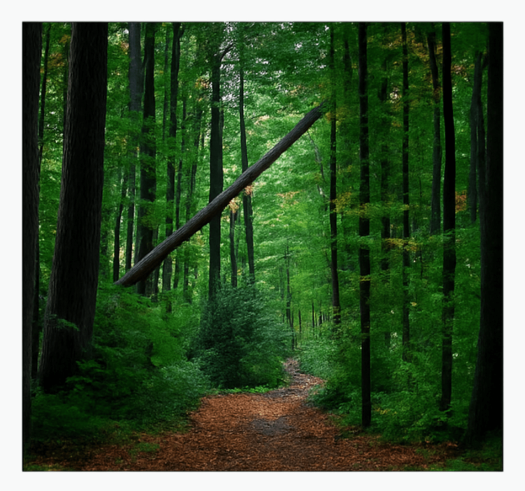 τρισδιάστατη ζούγκλα πράσινο δάσος σχεδιασμός - TenStickers