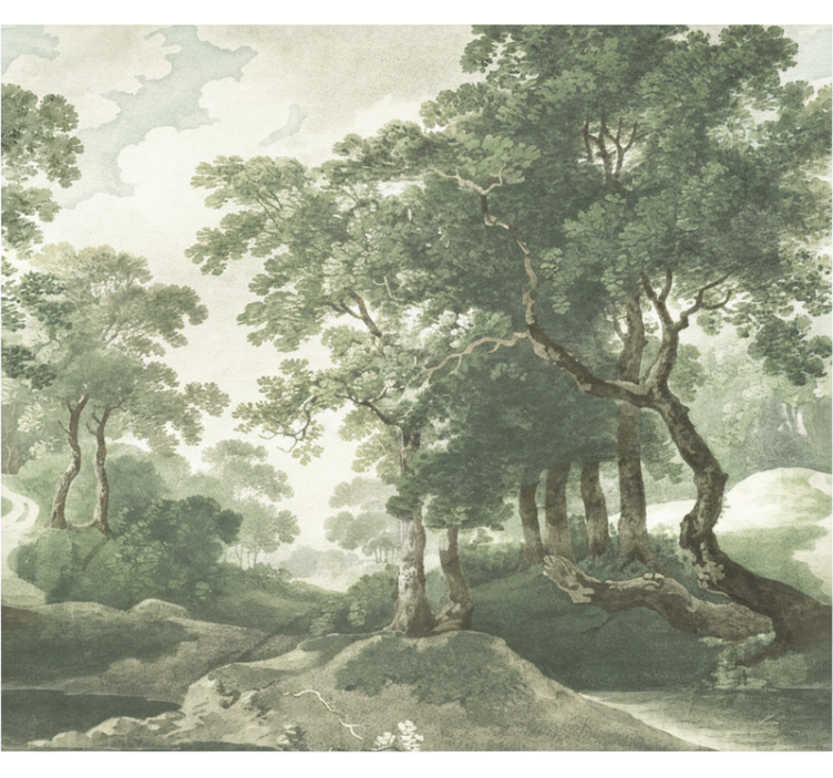 Φωτοταπετσαρία δάσους Κλασική Αιώνια Φύση - TenStickers