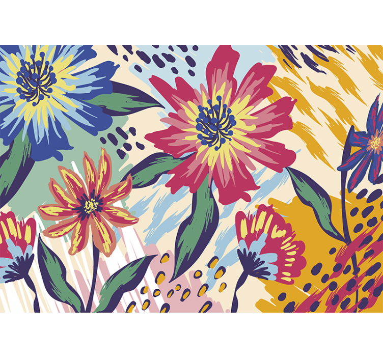 Τοιχογραφία κλασικής τέχνης van gogh λουλουδιών - TenStickers