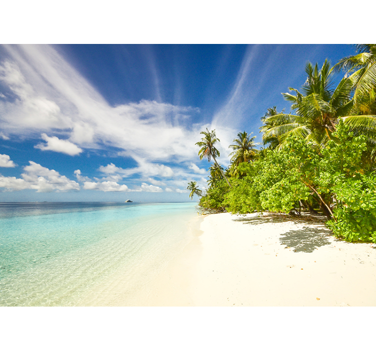 Φωτοταπετσαρία ουρανού τροπικού νησιωτικού παραδείσου - TenStickers