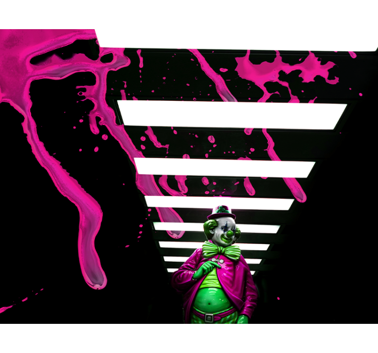 η τοιχογραφία του σαλόνι τζόκερ - TenStickers