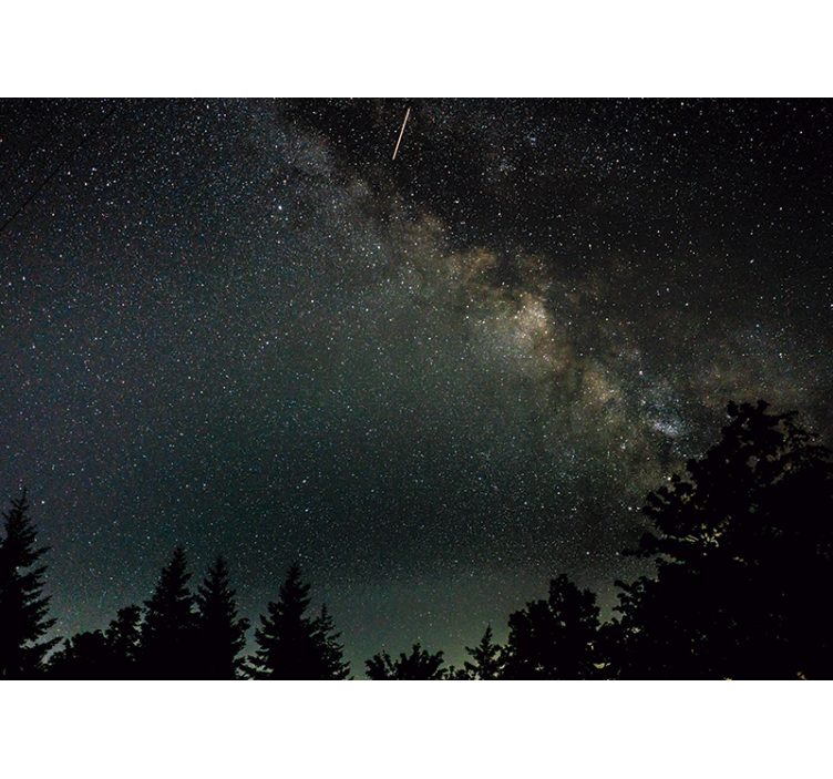 τοπίο γεμάτο αστέρια τοιχογραφία του ουρανού - TenStickers