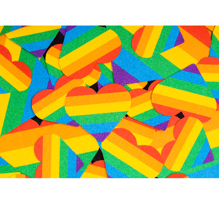 φωτεινές καρδιές ρομαντική φωτογραφία ταπετσαρίας - TenStickers