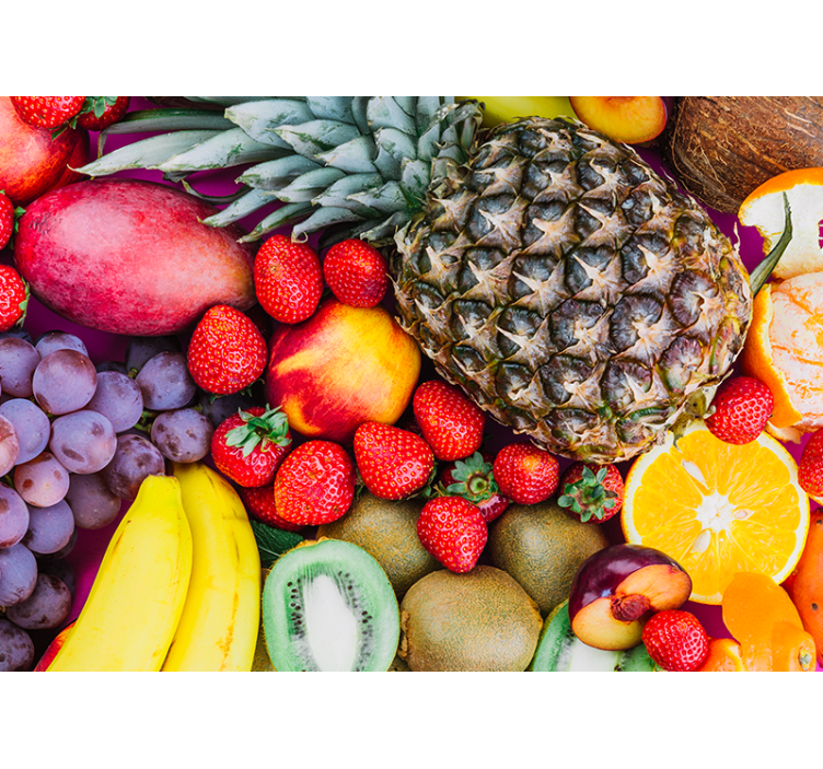 Φωτοταπετσαρία με λουλούδια ζωντανός καρπός - TenStickers