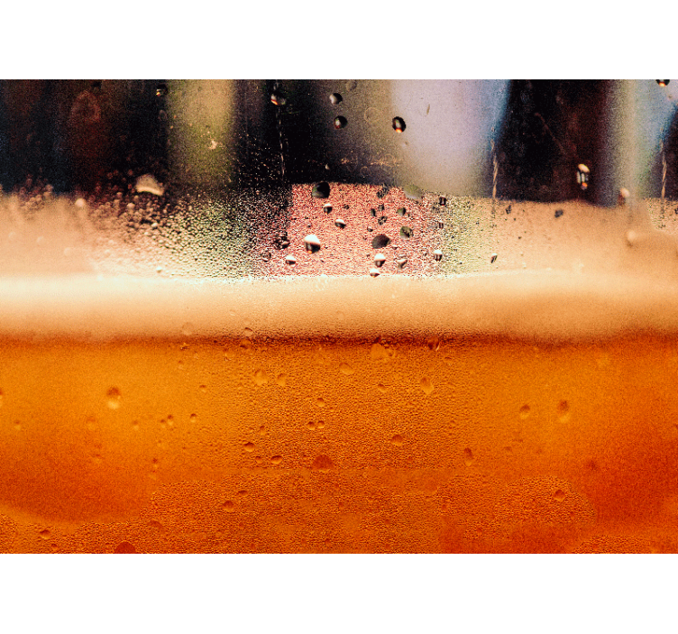 ποτήρι μπύρας τοιχογραφία κουζίνας - TenStickers