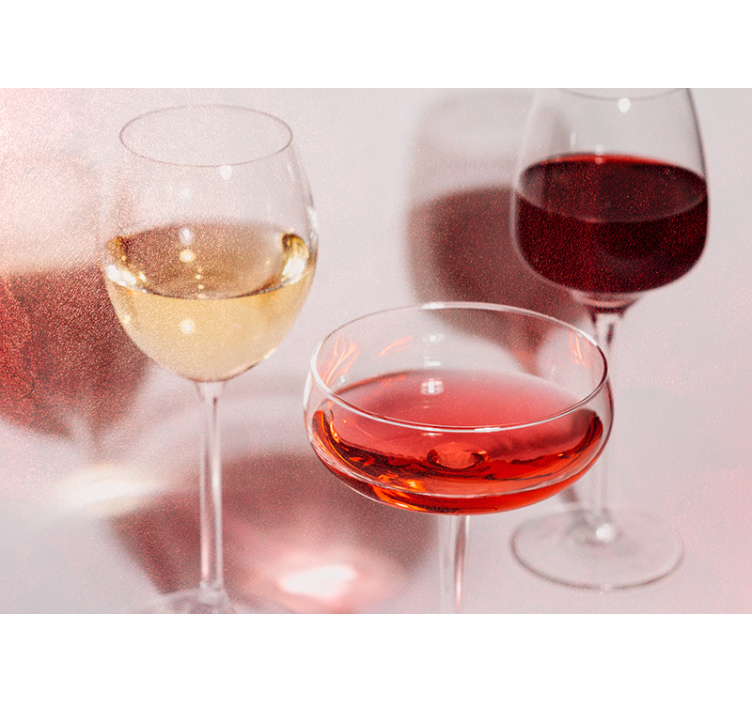 Φωτοταπετσαρία θέμα μουσικής Κομψά Ποτήρια Κρασιού - TenStickers