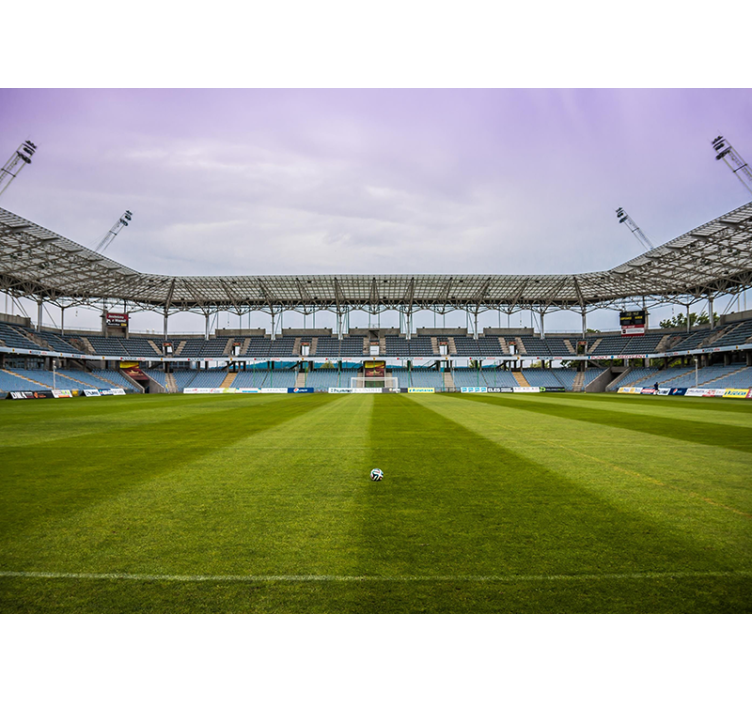 ταπετσαρία τοιχογραφία υπνοδωμάτιο γήπεδο ποδοσφαίρου - TenStickers