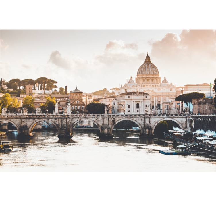 γέφυρα αγγέλου st. Τοιχογραφία βασιλικής του Πέτρου - TenStickers