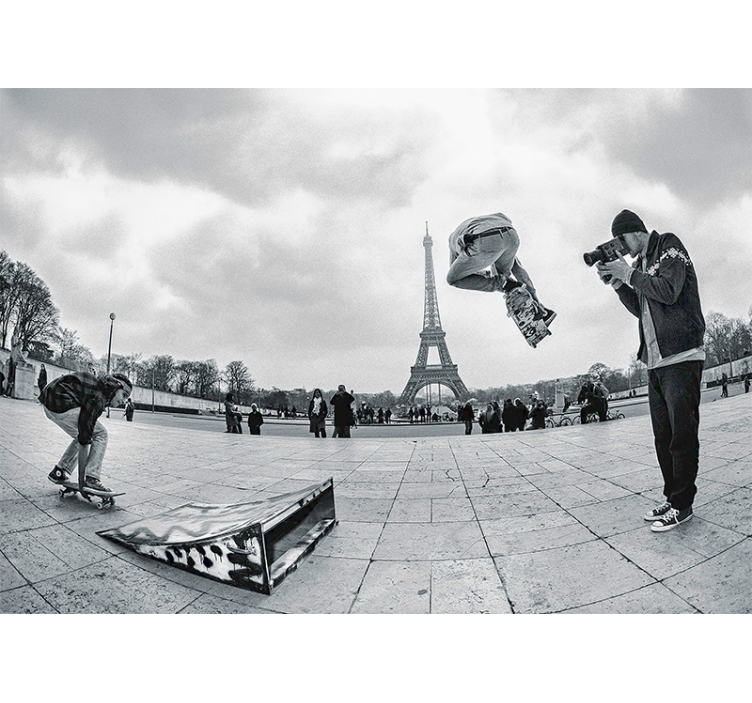τοιχογραφία του skate paris - TenStickers