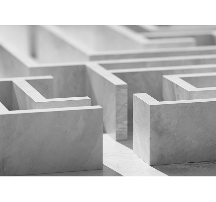 Αφηρημένο ταπετσαρία φωτογραφίας Λεπτομέρειες Λαβυρίνθου - TenStickers