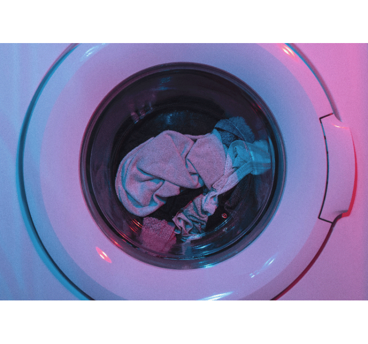 πλυντήριο στοιχογραφιών πλυντηρίου ρούχων - TenStickers