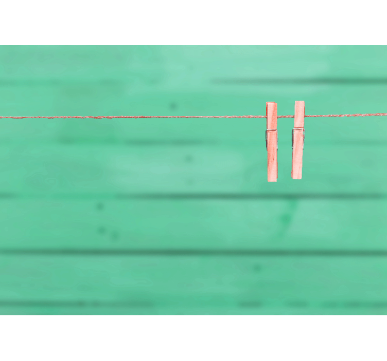 μανταλάκια πλυσίματος σε τοιχογραφίες μπάνιου - TenStickers