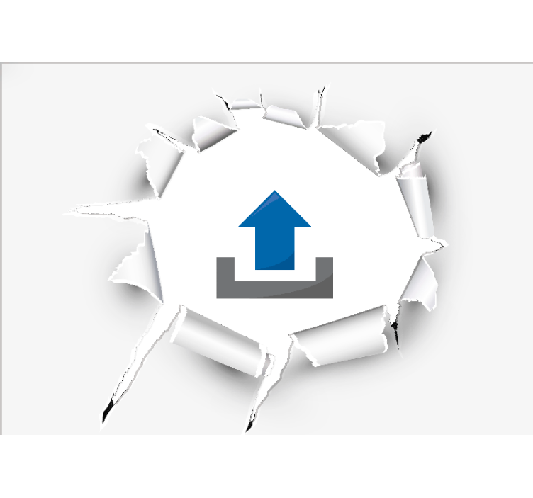 σπασμένο τοίχο εικόνα τοιχογραφία προσαρμοσμένη τοίχο - TenStickers