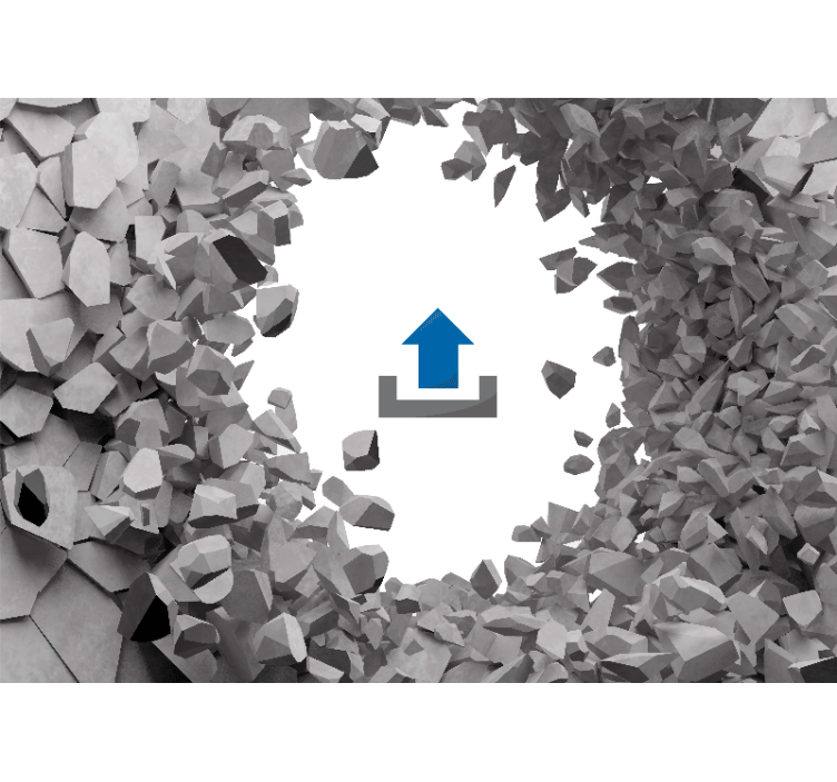 Ζωικά τοιχογραφίες Ζέβρα που Εξε emerges από Βράχους - TenStickers