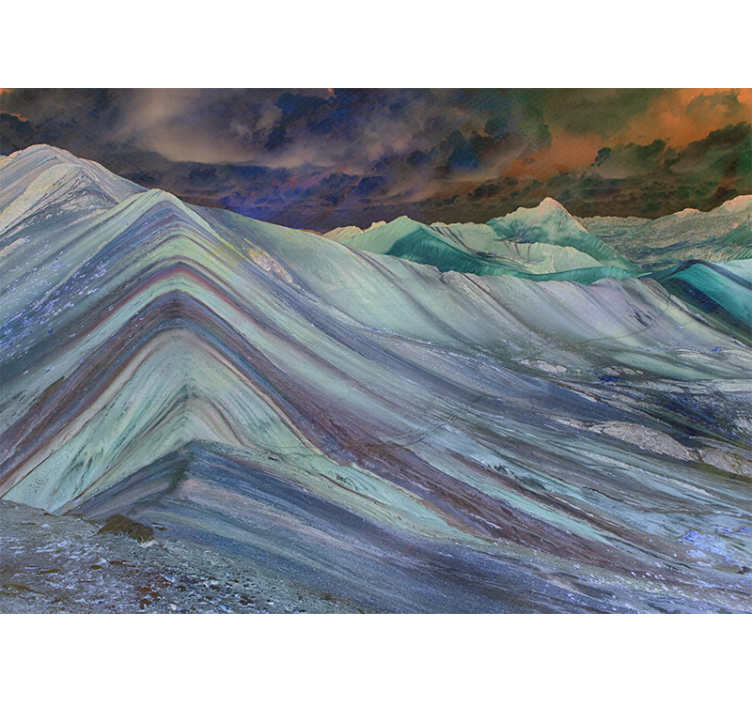 Ταπετσαρία φωτογραφίας τοπίου Ορεινές Διαμορφώσεις - TenStickers