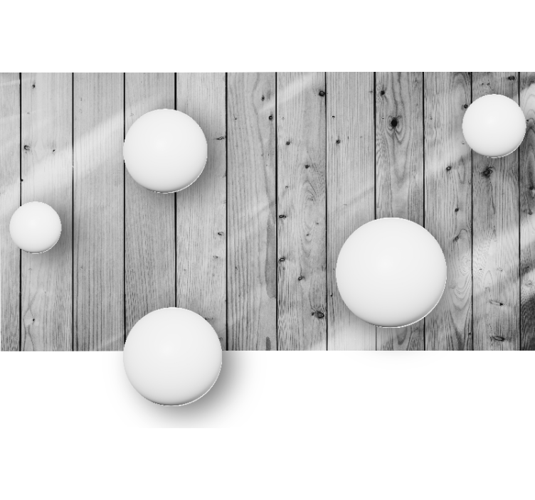 Φωτοταπετσαρία με υφή και σχέδιο Γεωμετρική Σφαίρα - TenStickers