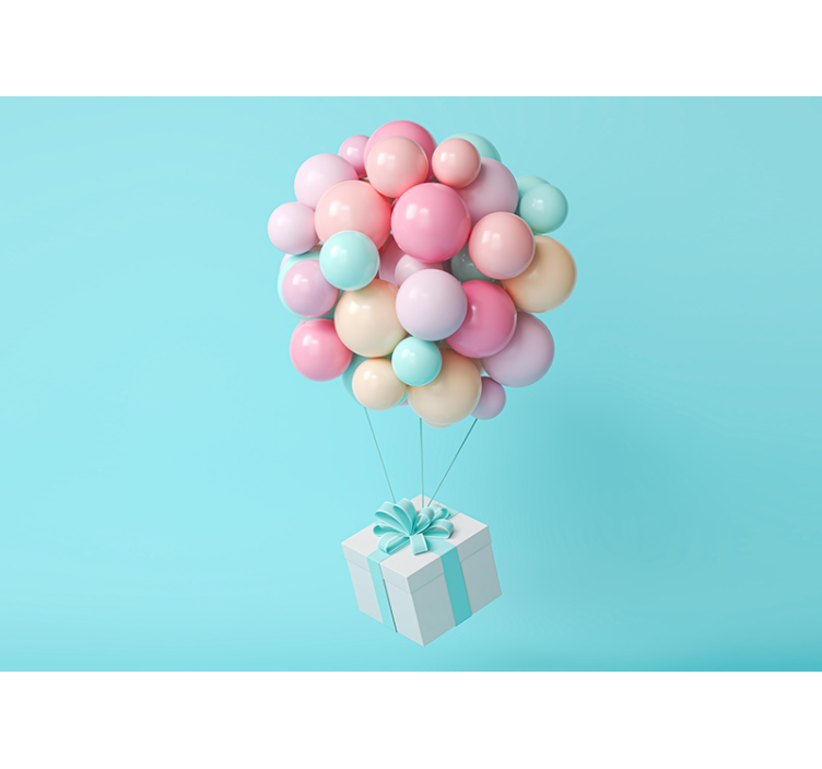 Τοιχογραφία για τους τοίχους μάτσο μπαλονιών - TenStickers