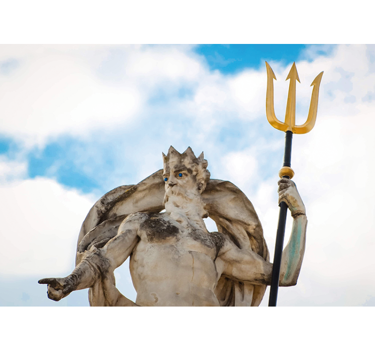 Ταπετσαρία τέχνης με φωτογραφία Μυθικός Κυρίαρχος Ωκεανών - TenStickers