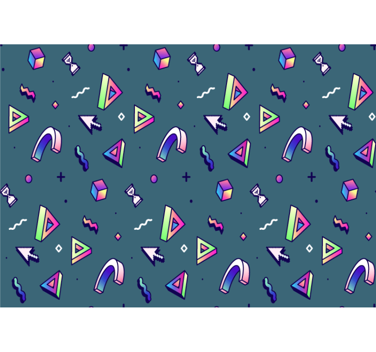 ρετρό vaporwave αντικείμενα εφηβικές τοιχογραφίες τοίχου - TenStickers