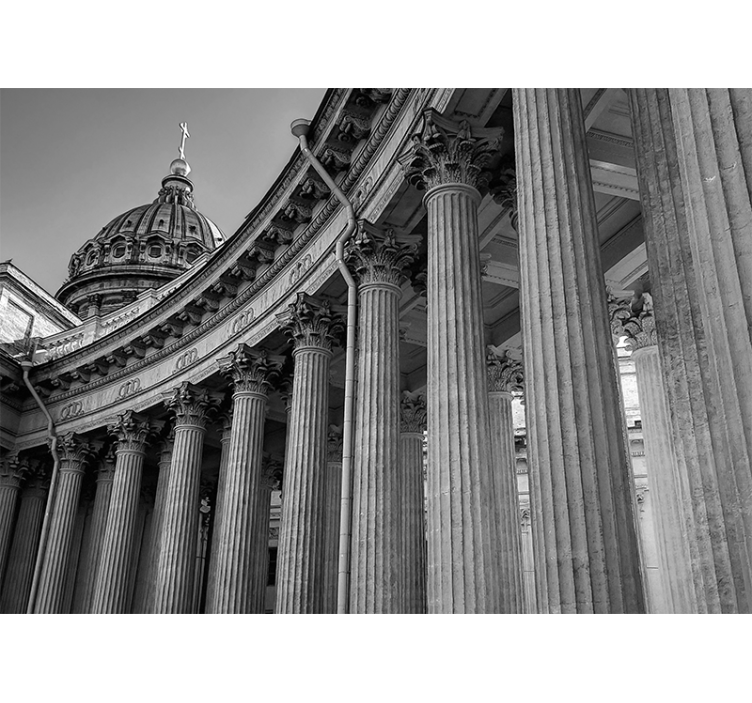 φωτογραφία τσιμεντένιων στηλών τοιχογραφία - TenStickers