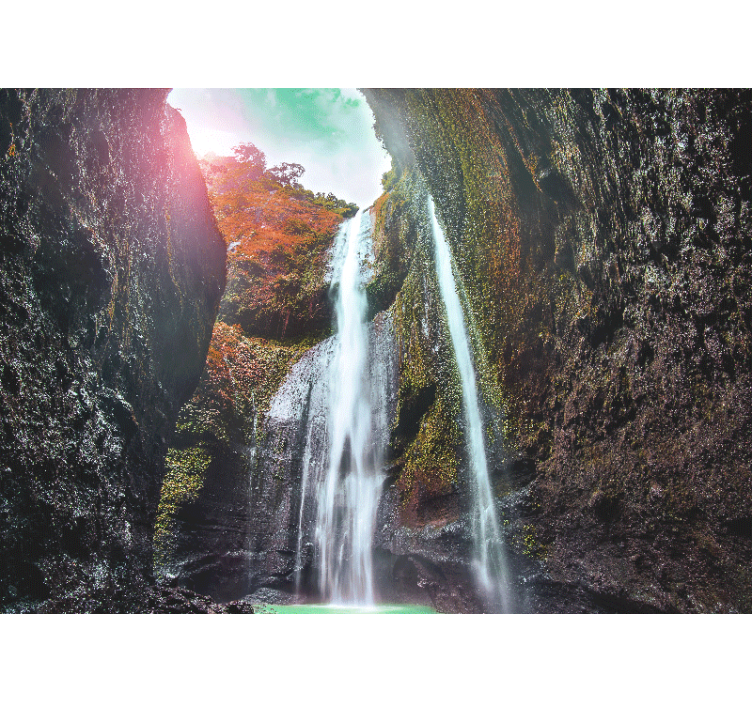 Φωτοταπετσαρία με καταρράκτη Μεγαλοπρεπές Τοπίο - TenStickers