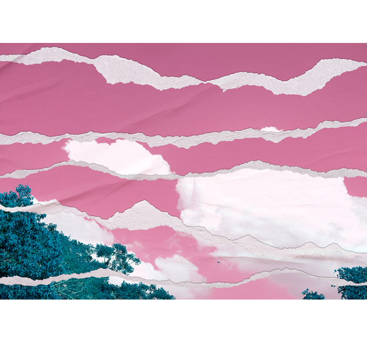 Αφηρημένο ταπετσαρία φωτογραφίας Σχισμένα Σύννεφα - TenStickers