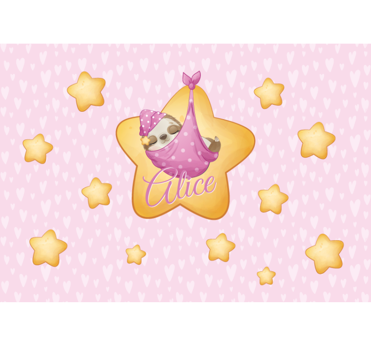 Τοιχογραφία για τους τοίχους Σλοθ σε Αστέρα - TenStickers