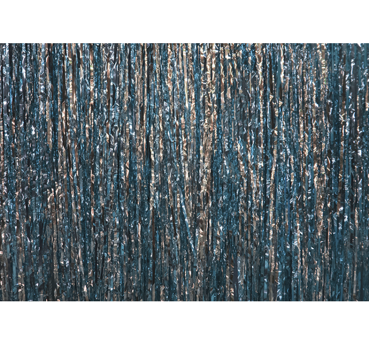 λαμπερή μπλε χριστουγεννιάτικη διακόσμηση χριστουγεννιάτικη τοιχο - TenStickers