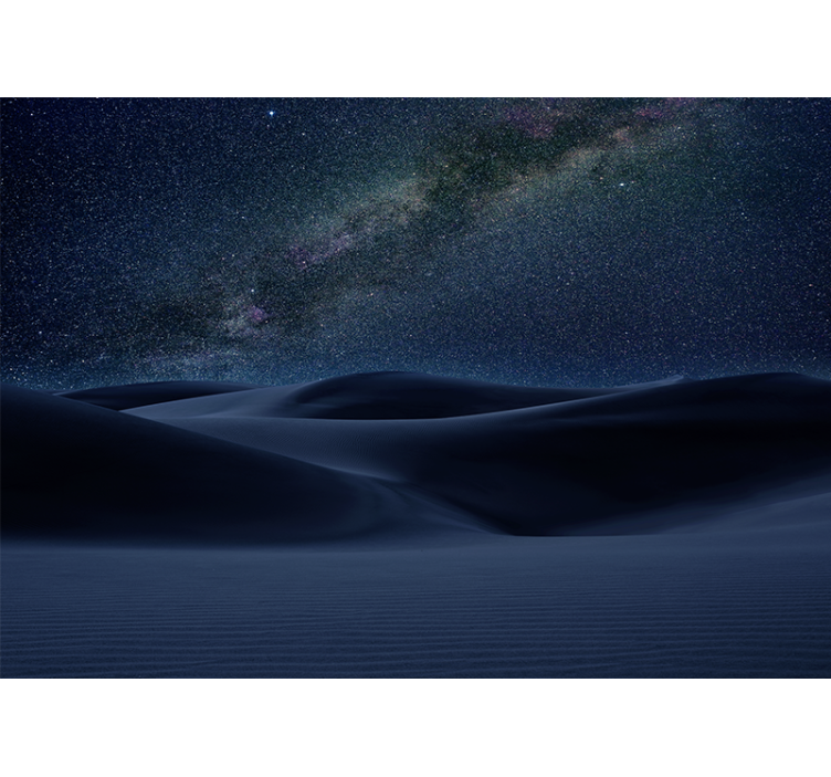 έναστρο βράδυ σε έρημο τοιχογραφία σαλονιού - TenStickers