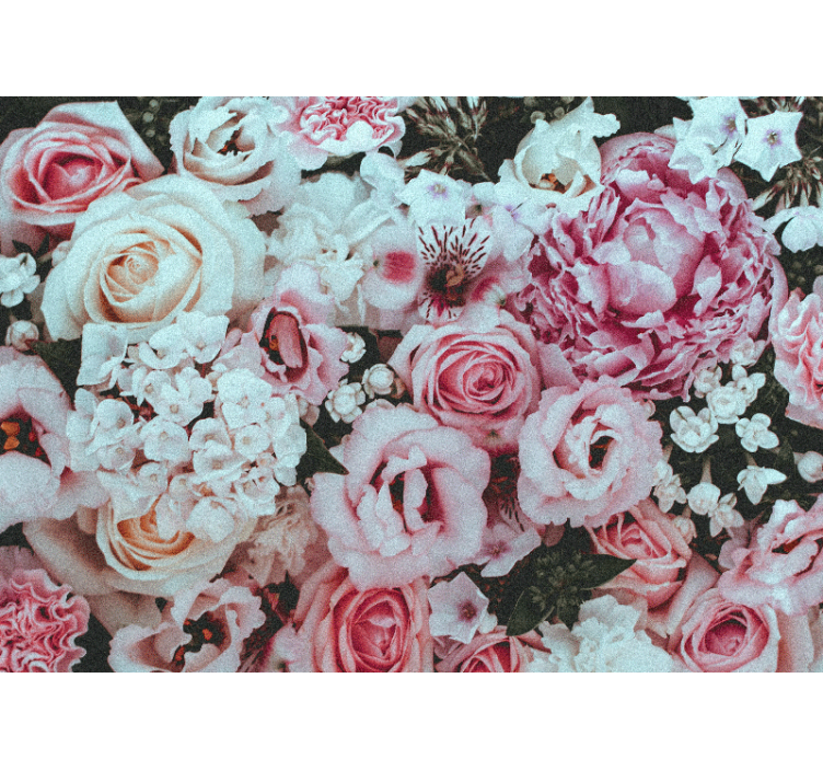 Φωτοταπετσαρία με λουλούδια Χαρά Ανθοδέσμης - TenStickers