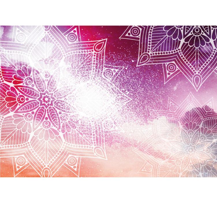 Φωτοταπετσαρία μαντάλα με περίπλοκα σχέδια μαντάλα - TenStickers