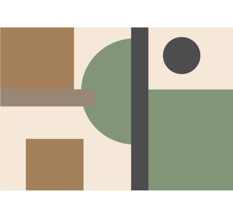 Αφηρημένο ταπετσαρία φωτογραφίας Γεωμετρική Οργάνωση - TenStickers