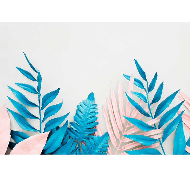 τροπική ζούγκλα τοιχογραφία στυλ ζωγραφικής - TenStickers