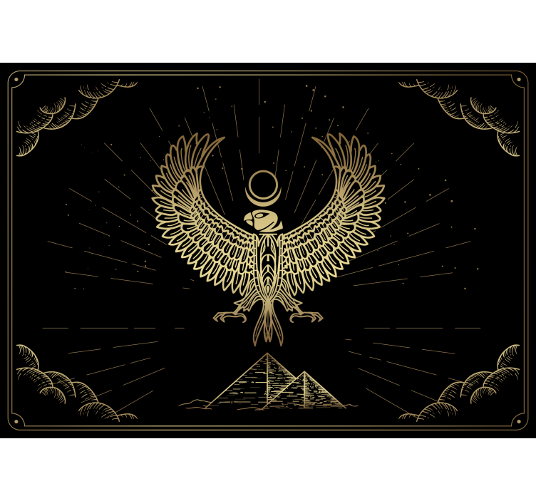 Ζωικά τοιχογραφίες Σχέδιο Εμβλήματος Αετού - TenStickers