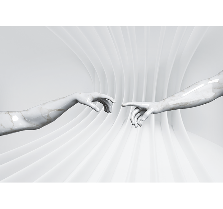 οπτική ψευδαίσθηση δημιουργία τοιχογραφίας 3d adam - TenStickers