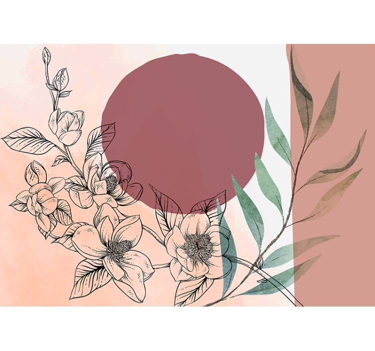 Φωτοταπετσαρία με λουλούδια Σύνθεση Λουλουδιών - TenStickers