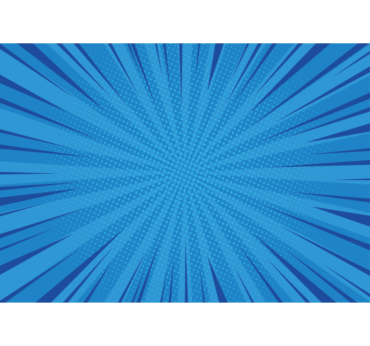 Φωτοταπετσαρία αστικής τέχνης Δυναμική Μπλε Έκρηξη - TenStickers