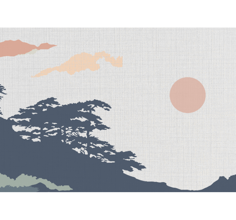 Φωτοταπετσαρία φύσης ήρεμο τοπίο θέας - TenStickers